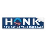 Honk Anti Obama Bumper Sticker
