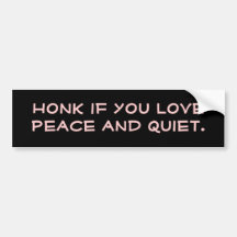 Honk Bumper Stickers