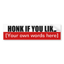 honk-if-you-like-template-02 bumper stickers