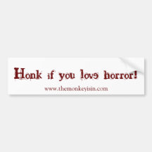 Honk Love Bumper Sticker