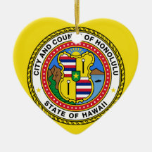 Honolulu, Hawaii, United States Christmas Ornaments