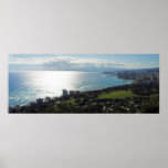 Honolulu panorama posters