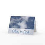 Honor and Glory to God 1 Timothy 1:17 Greeting Cards