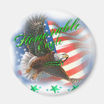 Honorable Peace Eagle Magnets