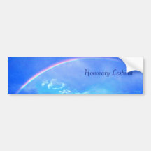 Honorary Lesbian bumper sticker