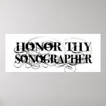 Honorez Thy Sonographer Affiche