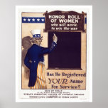 Honour Roll of Women posters