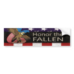 Honour the Fallen Military bumper stickers