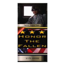 "Honour the Fallen" Picture Card