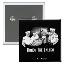 Honour the Fallen Pinback Button