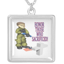 Honour Those Who Sacrificed Personalized Necklace