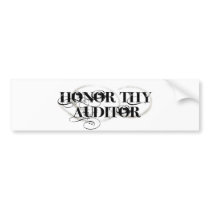 Honour Thy Auditor
