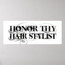 Honour Thy Hair Stylist Print