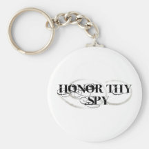 Honour Thy Spy Key Chain