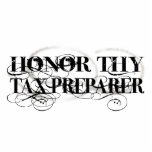 Honour Thy Tax Preparer photo sculptures