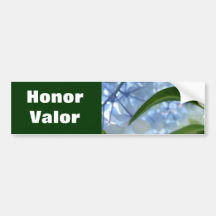 Honour Valour bumper stickers Patriotism Solders V