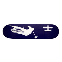 Hoodman "Polo" Navy Custom Skate Board