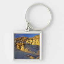 Hoodoos at Drumheller Alberta, Canada Keychains