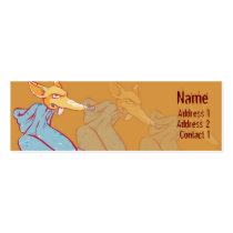 Hoody Fox - Skinny business cards