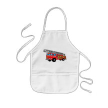 Hook and Ladder Fire Engine Apron