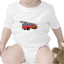 Hook and Ladder Fire Engine Bodysuits