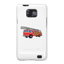 Hook & Ladder Red Fire Engine Galaxy SII Cases