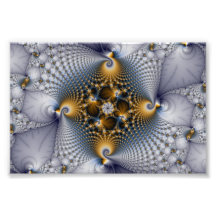 Hooked And Netted - Fractal Art Photo
