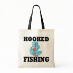 Hooked on Fishing Canvas Bag