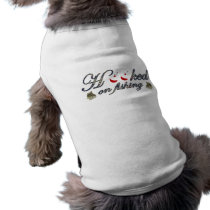 hooked on fishing pet clothing