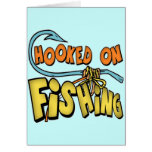 Hooked On Fishing T-shirts Gifts Cards