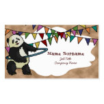 Hoola Hooping Panda, business card template