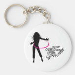 Hoop Girl-Hula Hoop Key Chains