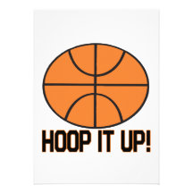 Hoop It Up Custom Announcements