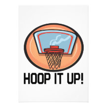 Hoop It Up Invitation