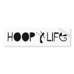 Hoop Life Bumper Sticker