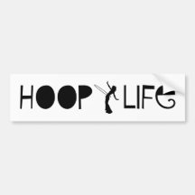 Hoop Life Bumper Sticker