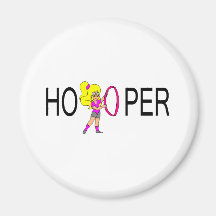 Hooper Blonde Girl Fridge Magnets