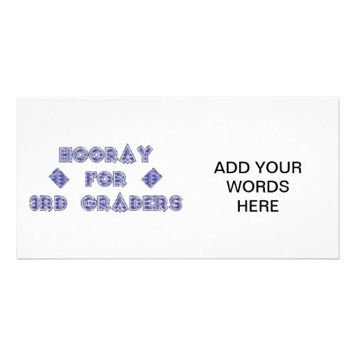 Hooray for 3rd Graders Photo Cards