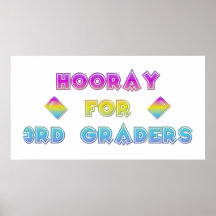 Hooray for 3rd Graders Print