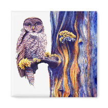 Hoo's Look'n  Magnet