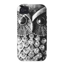Hoot Owl - Glitter n' Glam Vibe iPhone 4 Case