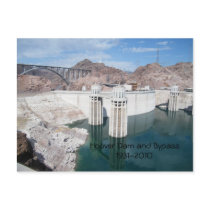 Hoover Dam and Bypass1931-2010 Postcard