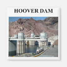 hoover dam refrigerator magnet