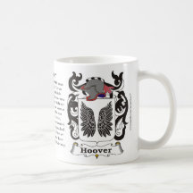 Hoover Family Coat of Arms Mug