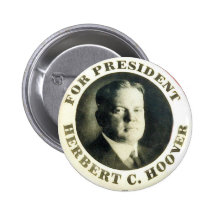 Hoover for President - Button