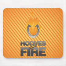 Hooves of Fire Logo Mousepad
