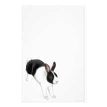 Hop to It Rabbit Stationery