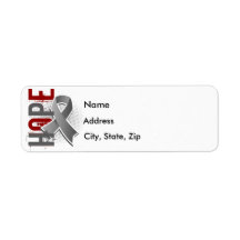 Hope 2 Brain Tumour Labels