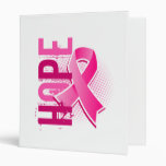 Hope 2 Breast Cancer 3 Ring Binder
