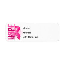 Hope 2 Breast Cancer Labels